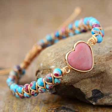 Attractive Heart Jasper Bracelet-Your Soul Place